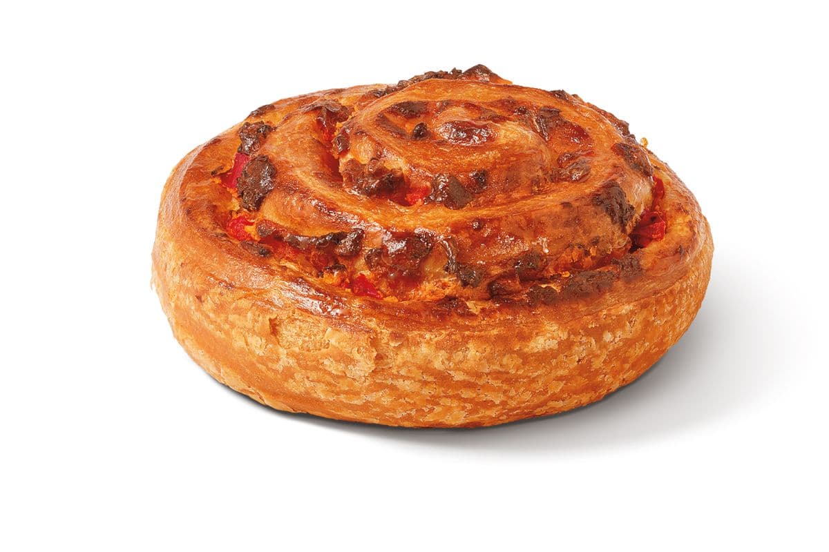 Red Pepper & Swiss Savoury Pinwheel