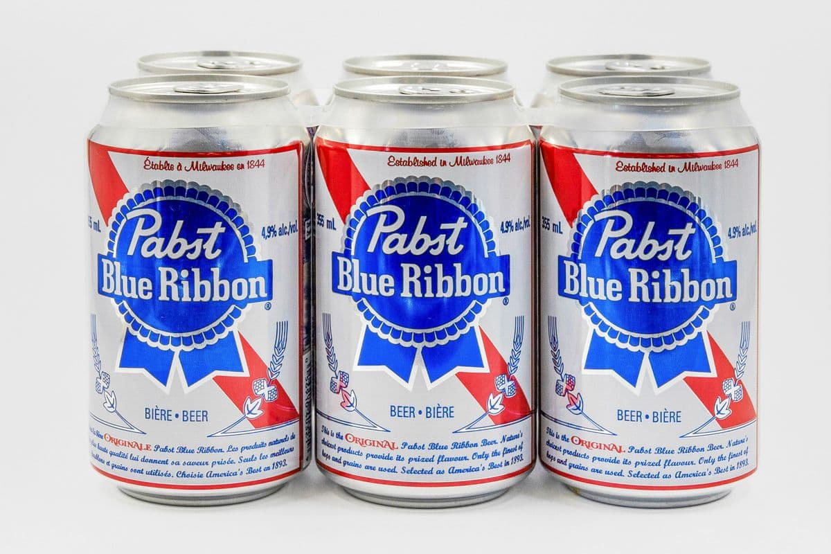 Pabst Blue Ribbon Iced Tea (6 x 355 ml Cans)