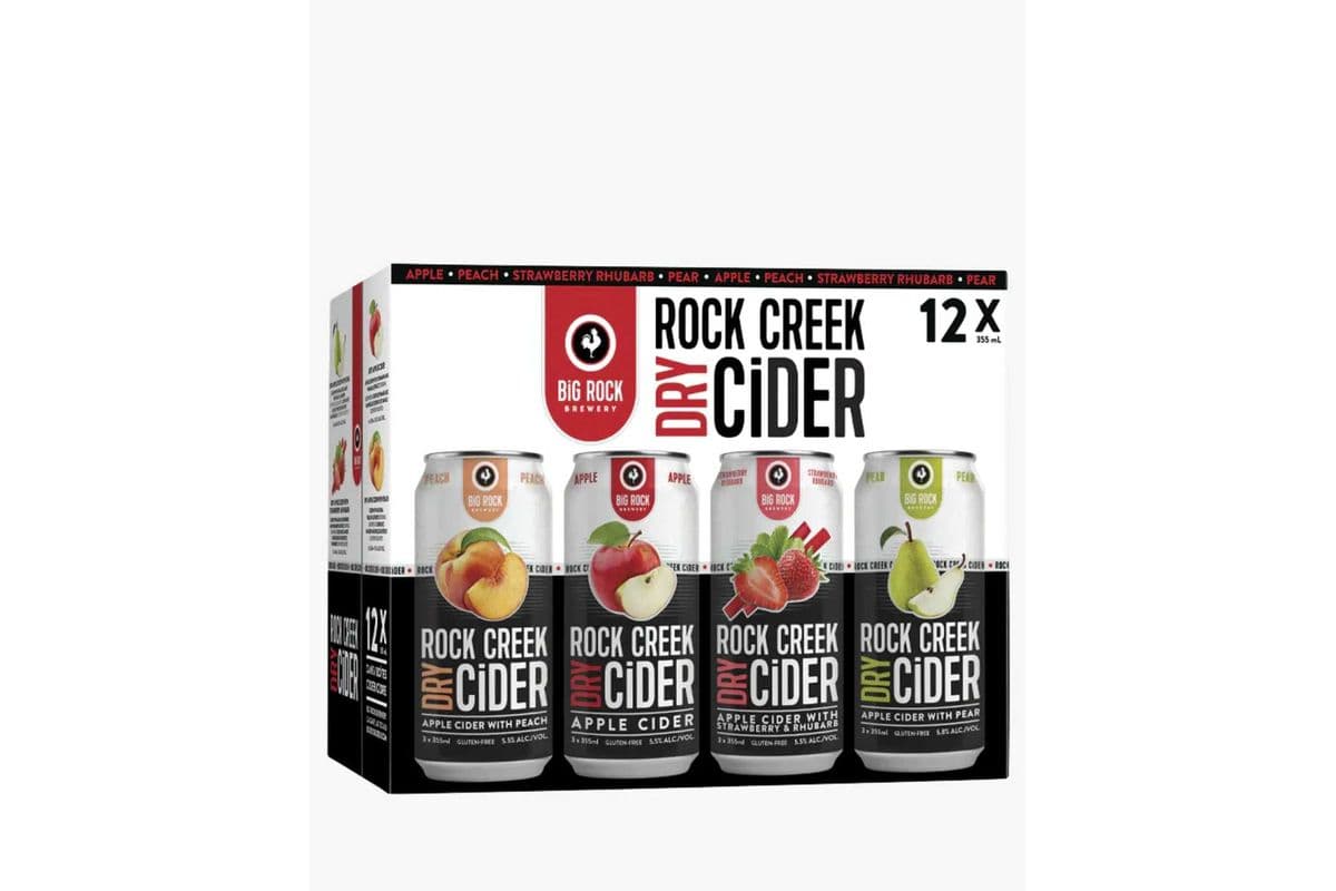 Rock Creek Cider Variety Pack (12 x 355 ml Cans)
