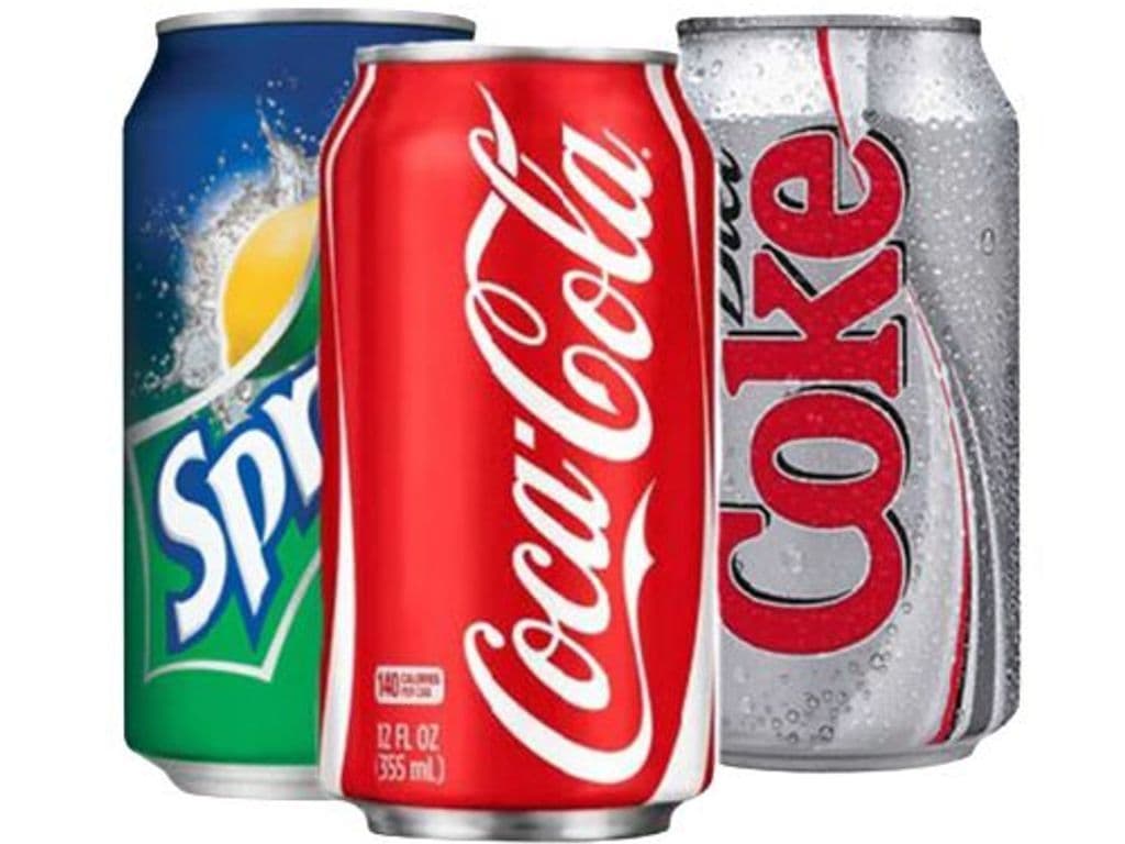 Cans of soda