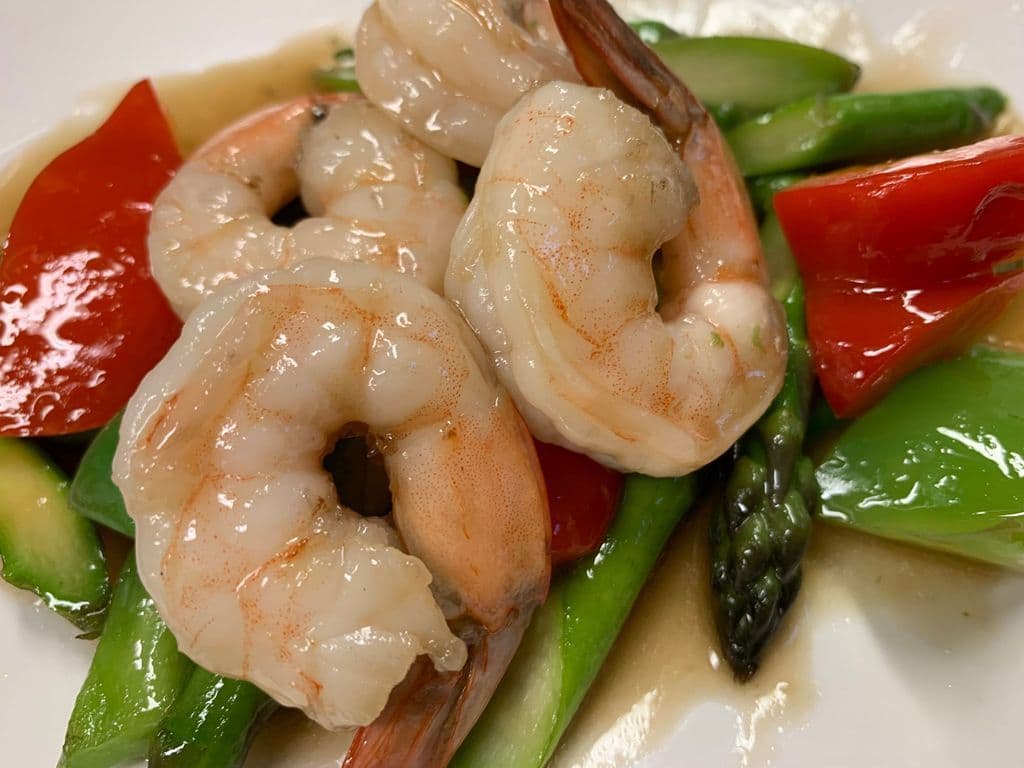 Asparagus with Shrimps