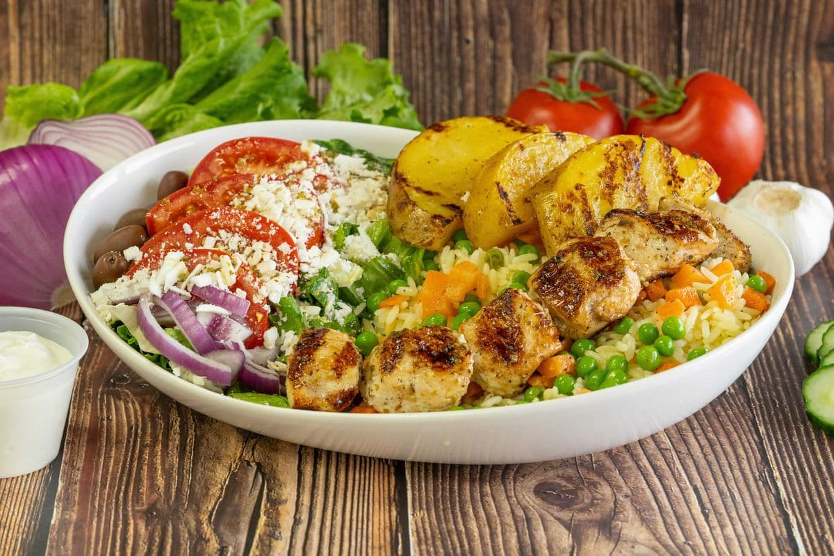 1. Chicken Souvlaki Meal