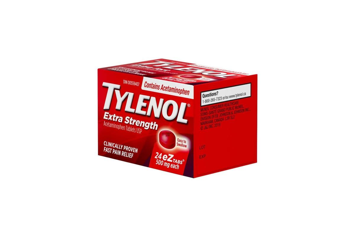 TYLENOL EXTRA STRENGTH (24 ez tabs)