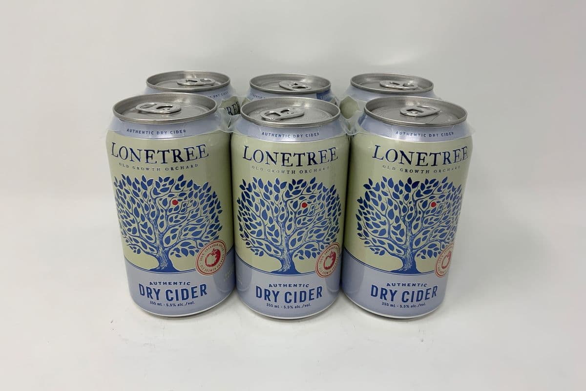 LONETREE CIDER -DRY APPLE (6 x 355ml)