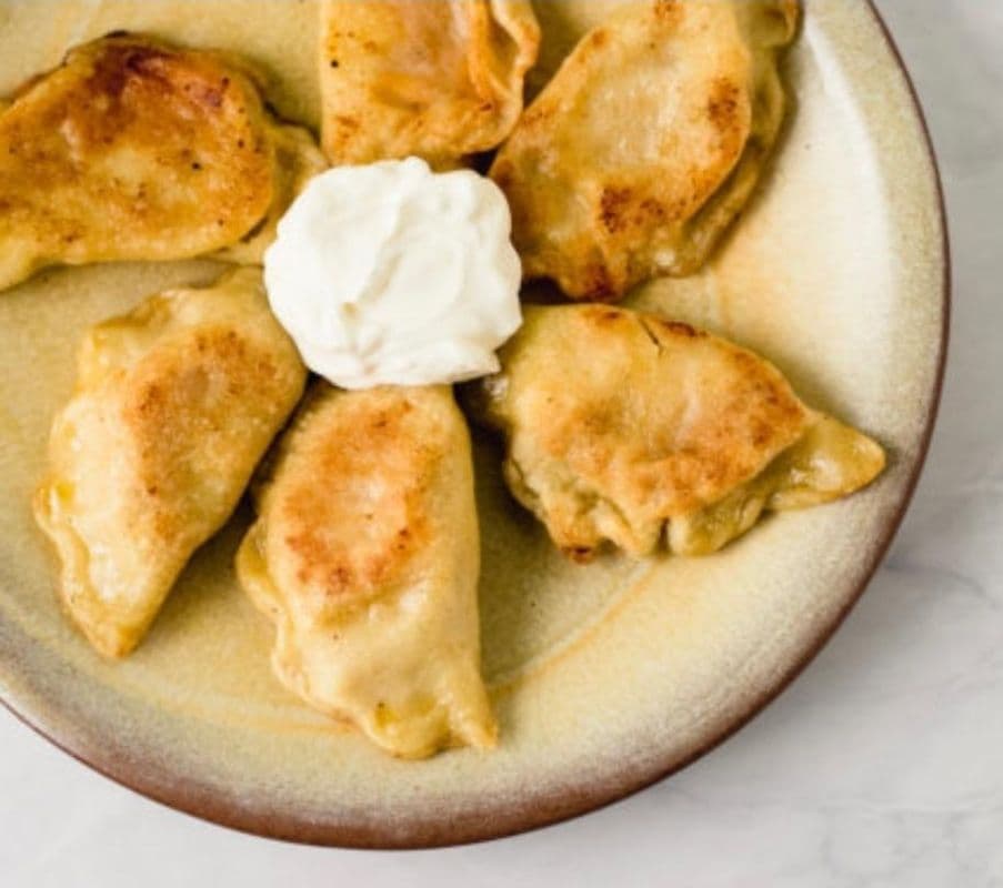 Large 5pcs Fried Perogies