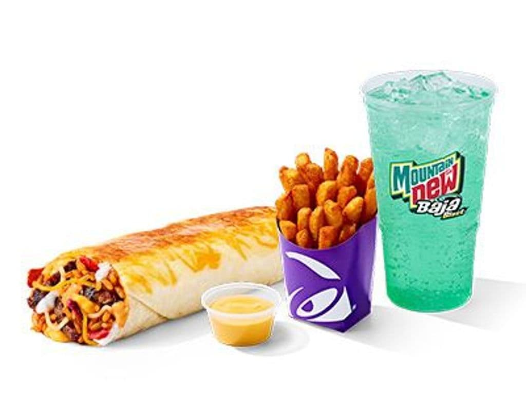 Steak Grilled Cheesy Burrito Combo
