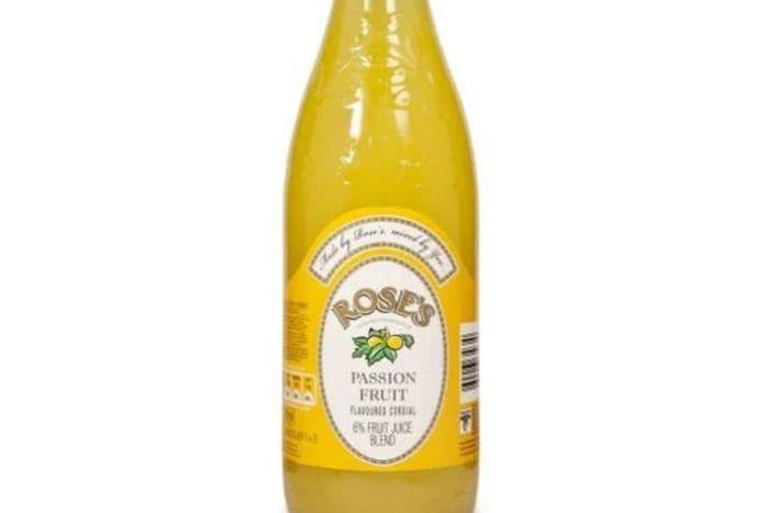 Rose's Passion Fruit Cordial Drink (750ml)