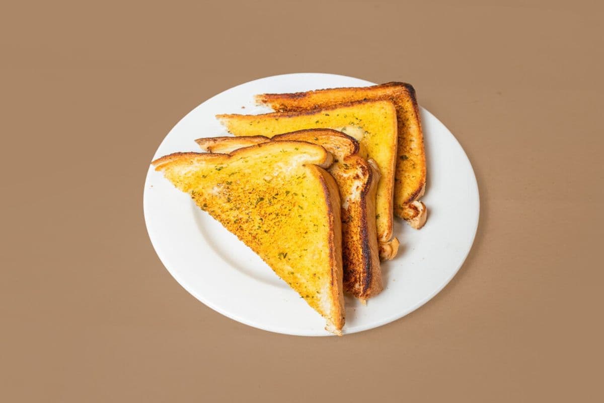 One Slice Garlic Toast