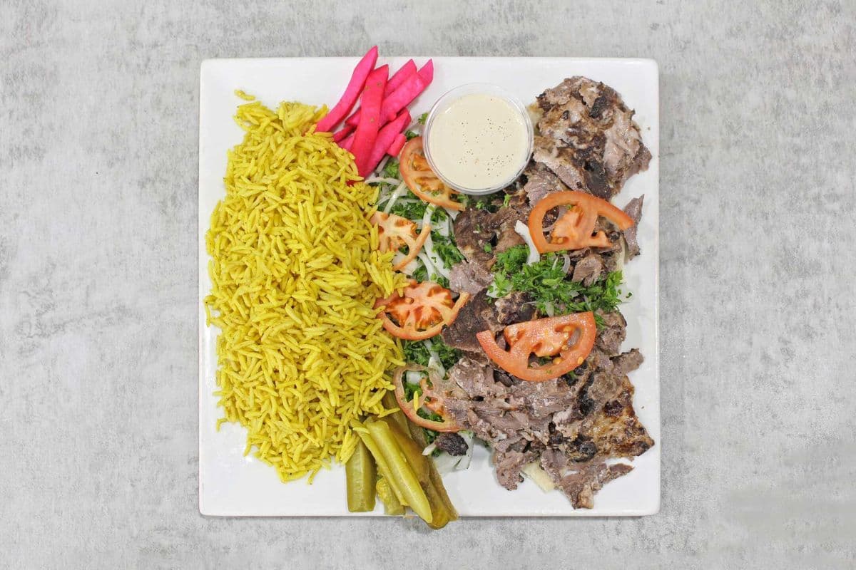 Beef Shawarma Plate