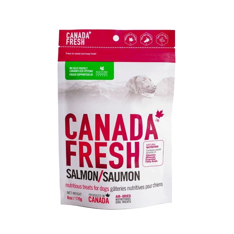 PetKind Canada Fresh Salmon Air-Dried Nutritious Dog Treats 6oz