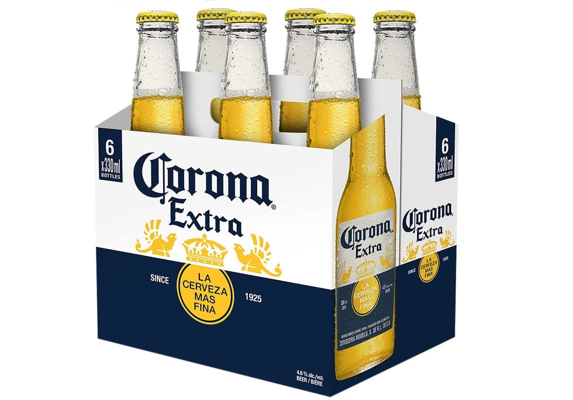 Corona Extra, 6 Bottle (6 x 330 ml)