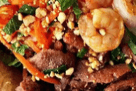 22. Grilled Pork, Grilled Shrimp, and Pork Spring Rolls Vermicelli