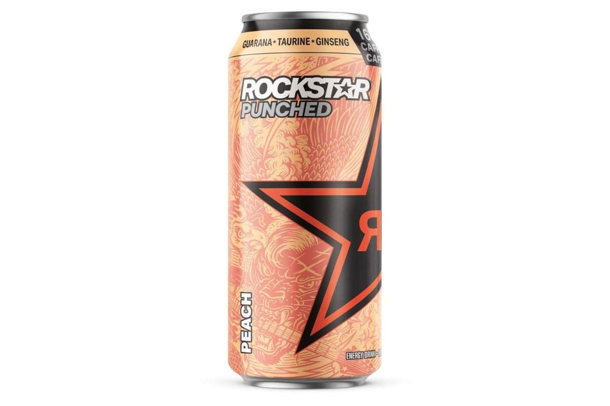 Rockstar Peach Punch Energy Drink (473 mL)