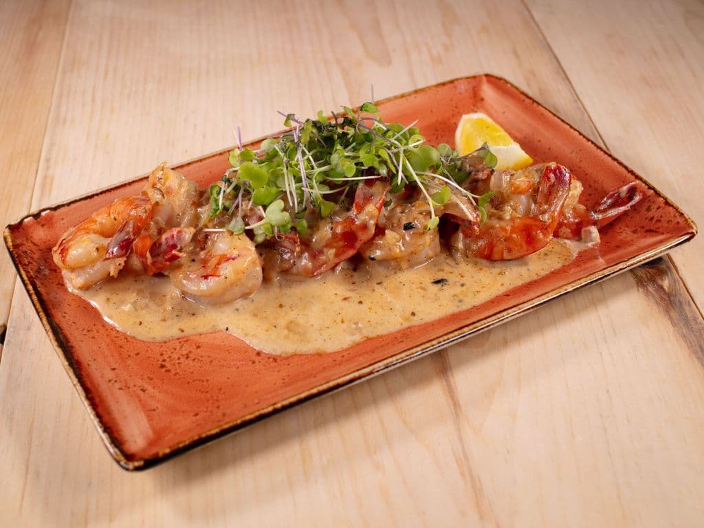 VINO-GARLIC SHRIMP 