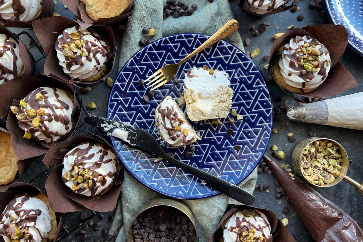 Boston Cream Cupcake