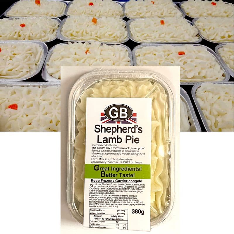 GB Foods - Shepherds Lamb Topped Potato Pie