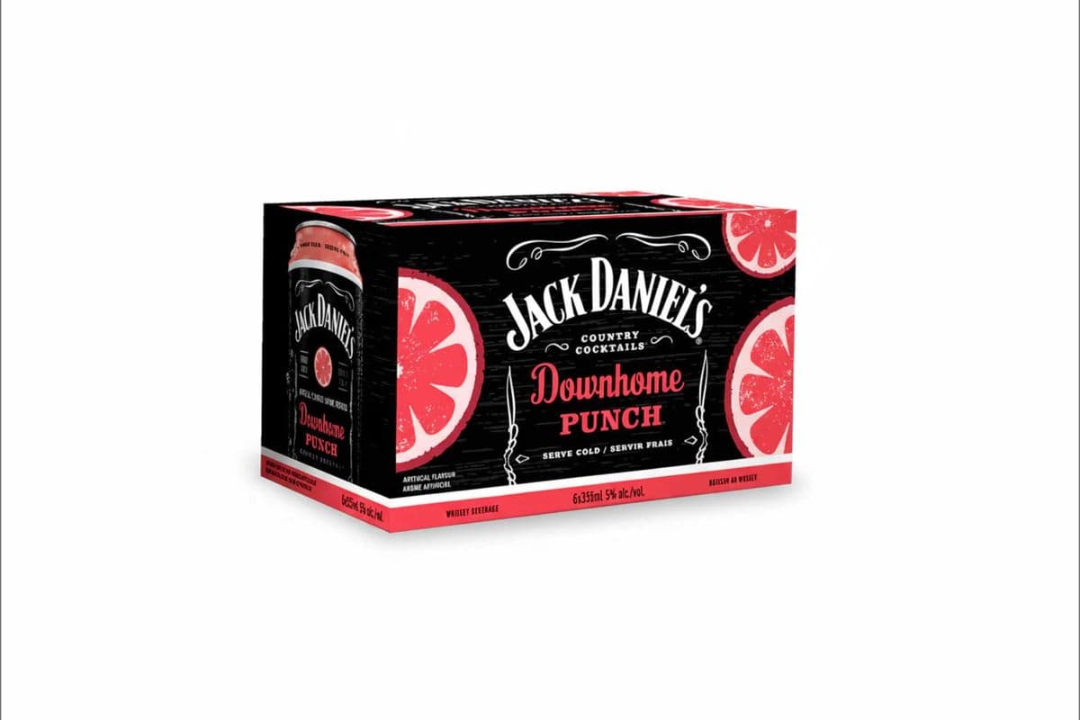 Jack Daniel's Jd Country Cocktail Downhome Punch 6 Can (6 x 355ml)