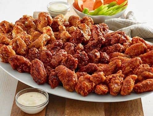 5LB  Wings & LARGE Fries