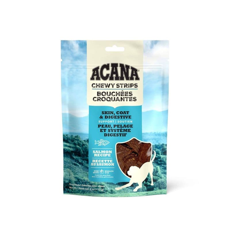 Acana Chewy Strips Dog Treats Salmon Recipe 113 g