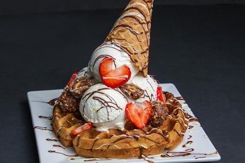 Snowman Waffle