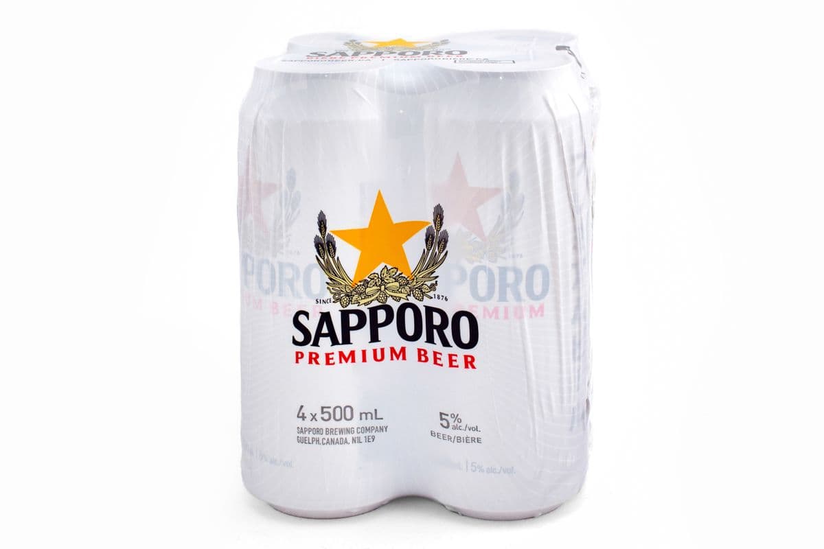 362216 - Sapporo - Tall Can (4 x 500 ml)