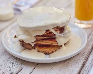Carrot Cake and Walnut Pancakes