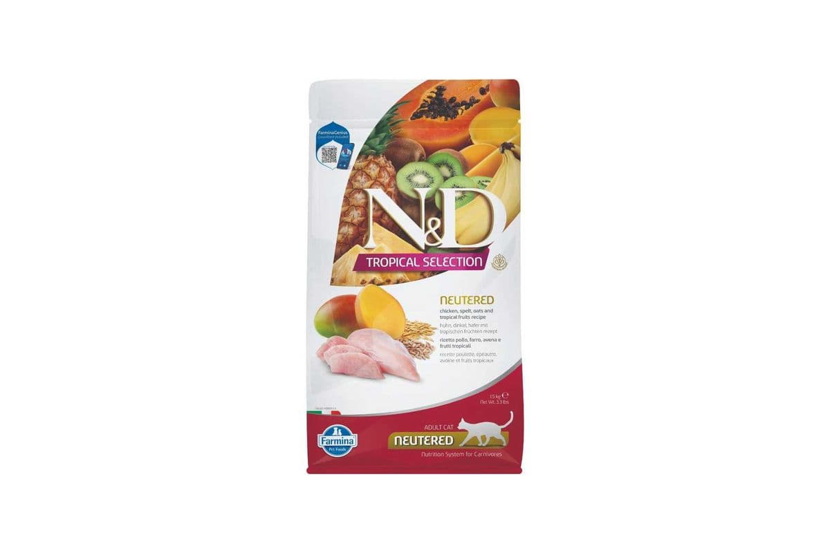 FARMINA N&D Cat Tropical Selection Chicken Neutered 1.5kg (1.5 kg)