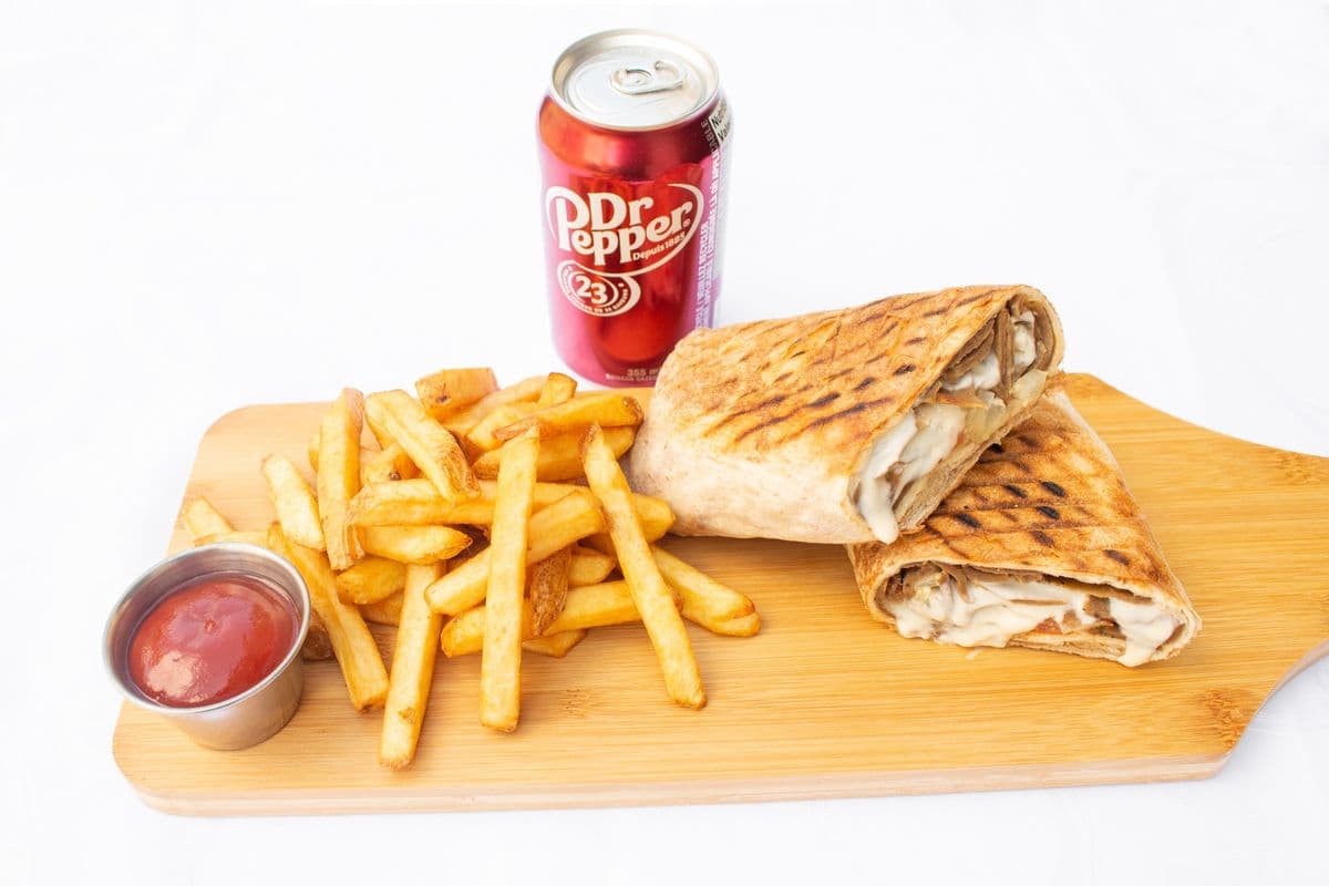 Beef Donair Combo with Fries and One Pop