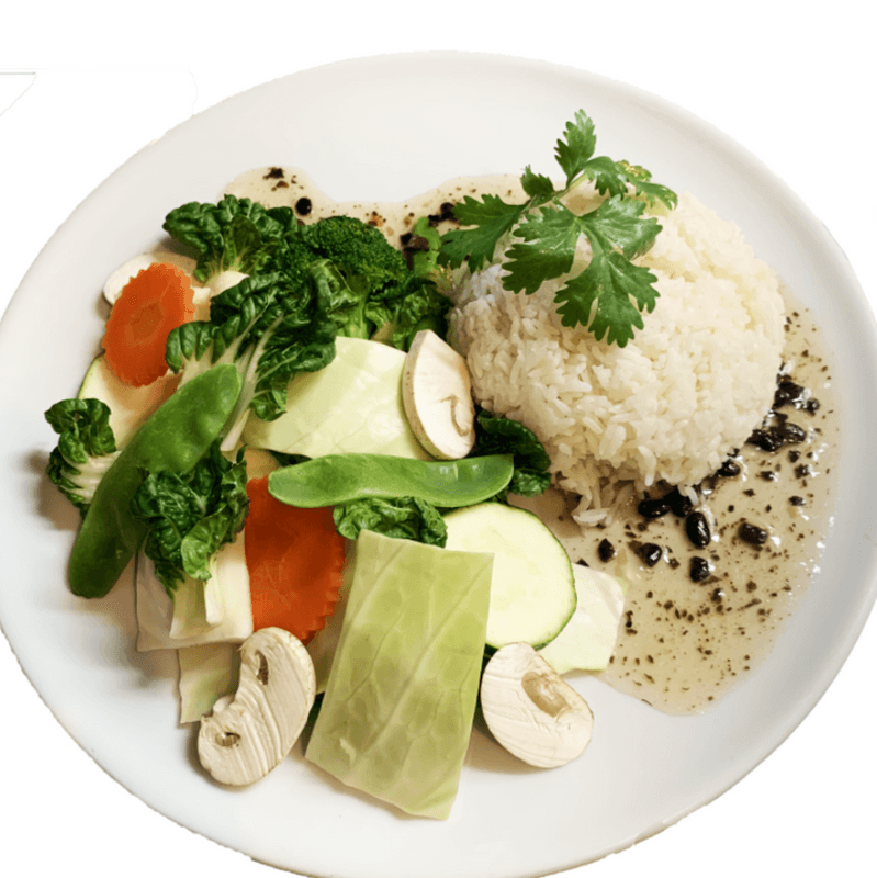 42 Tofu, Seitan with Ginger Black Bean Sauce