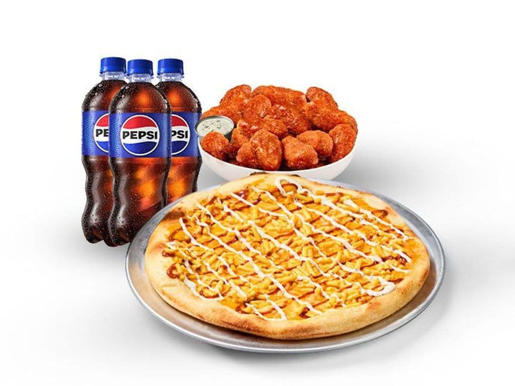 Pizza & 16 Pcs Plant Based Wings