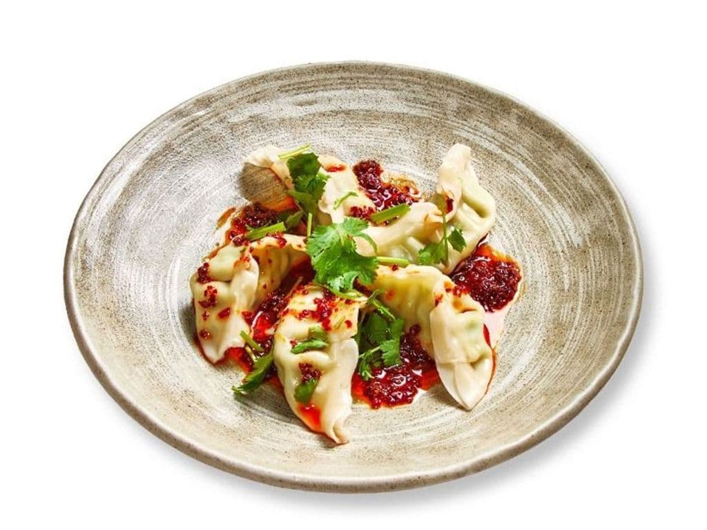 STEAMED EDAMAME DUMPLINGS