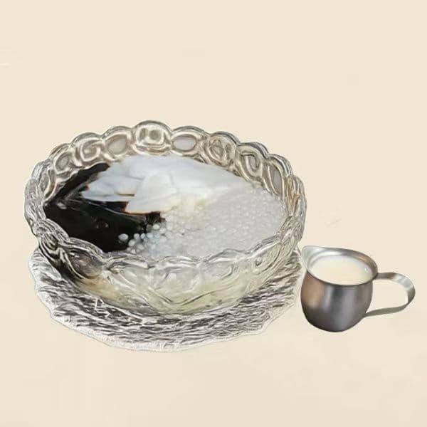 SW6 Gelée d'herbe, nata de coco et perles de tapioca au lait de coco  椰汁凉粉椰果西米露