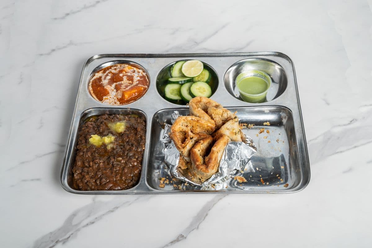 Chur Chur Naan with Dal Makhani Combo