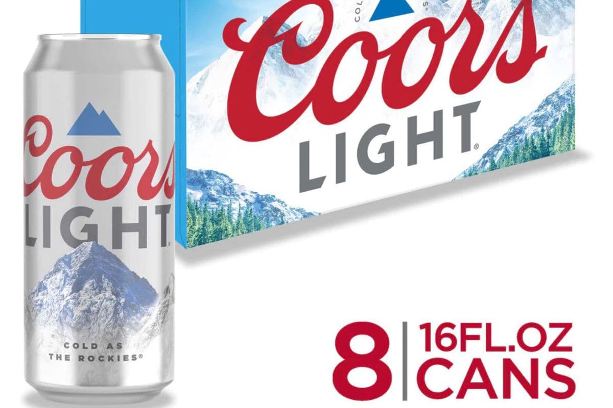 Coors Light Cold Lager Beer (8 x 355 ml) (1 x 355 ml)