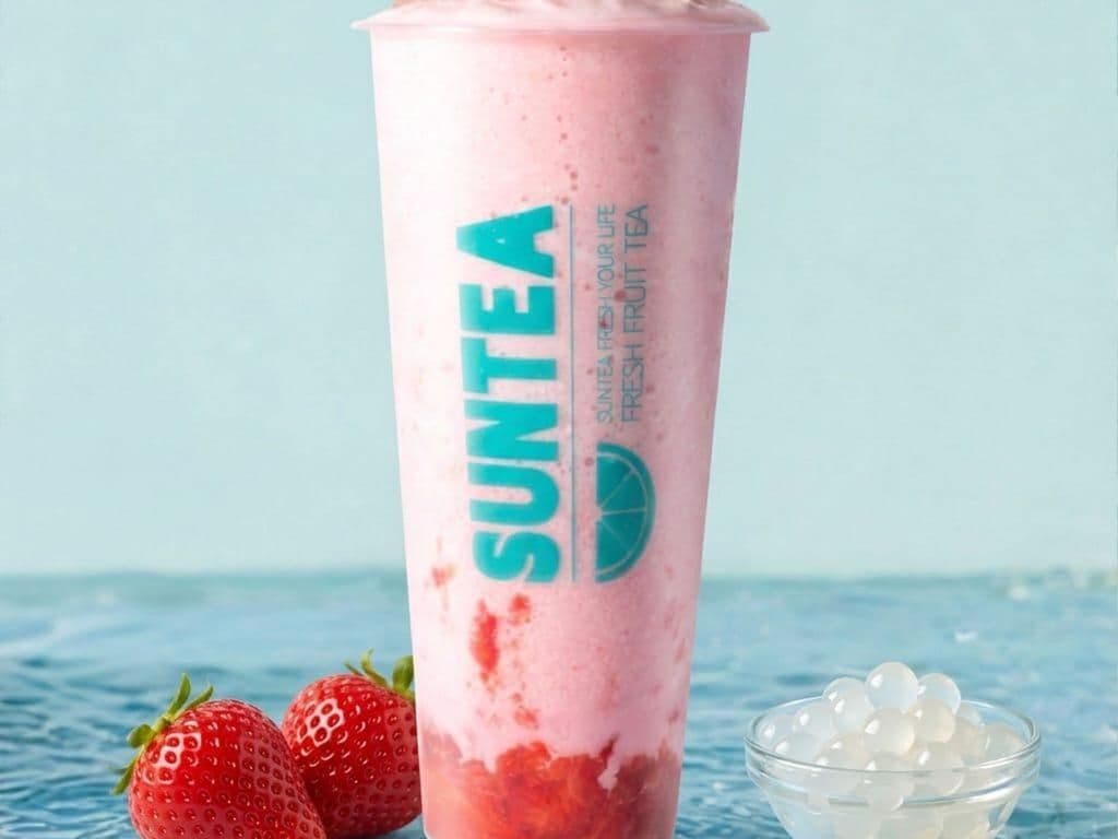 Strawberry Rose Milkshake 草莓玫瑰奶冰
