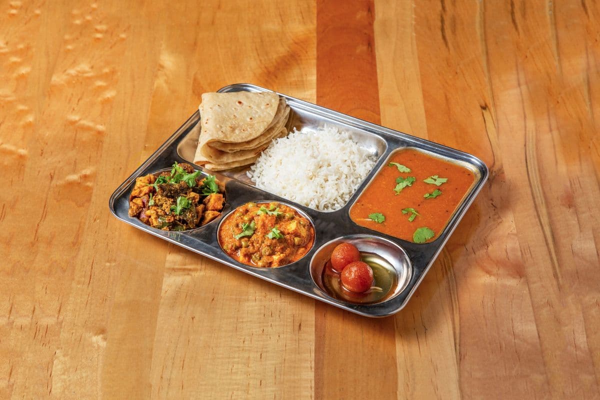 Everyday Special: Takeout Thali (With Sweet)