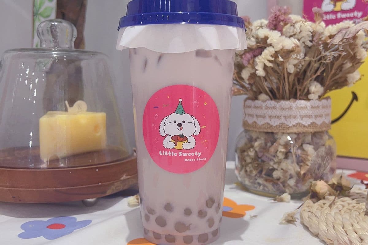 Taro Pearls milk tea(600ml) (600ml)