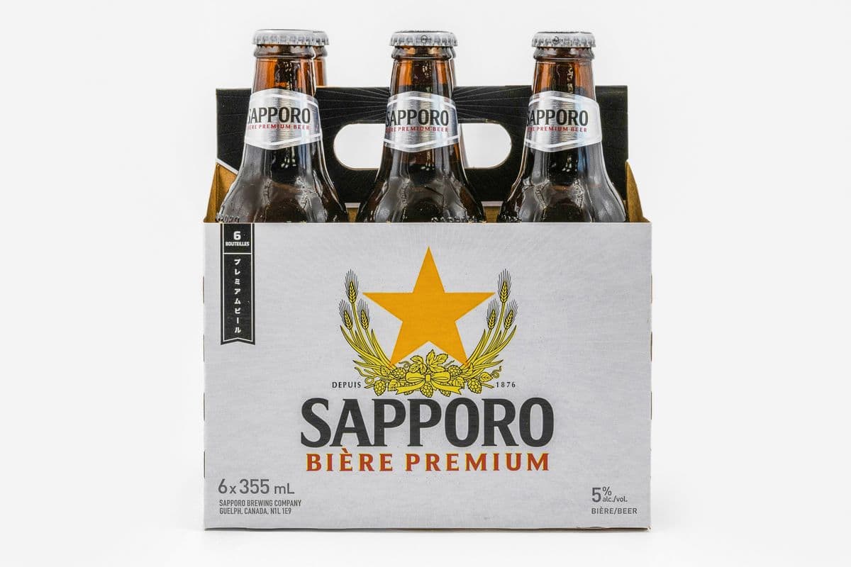 Sapporo 6PK (6 x 355 ml bottles)