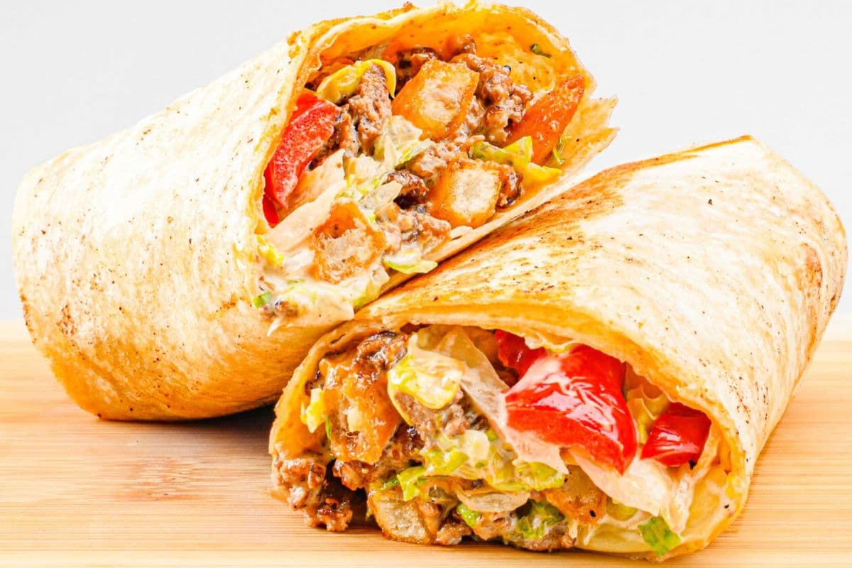BAM Beefed Up Wrap - Chipotle & Blue Cheese Sauce