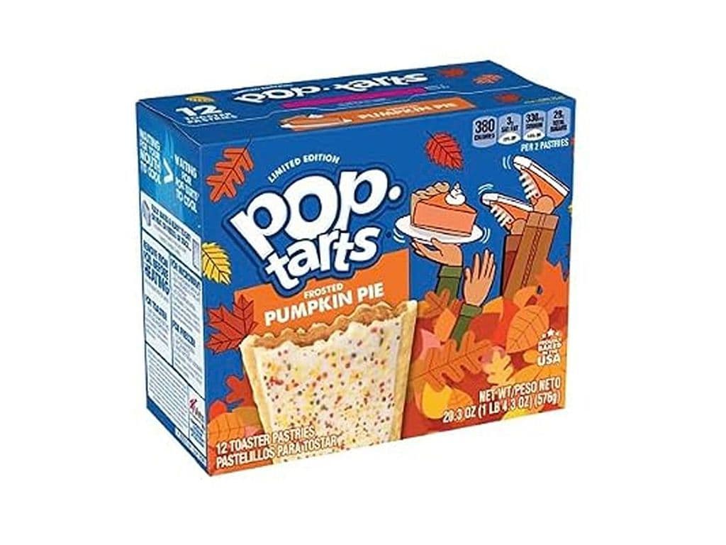 Pop Tarts Pumpkin Pie Frosted Toaster Pastry 12 Pack 576g 
