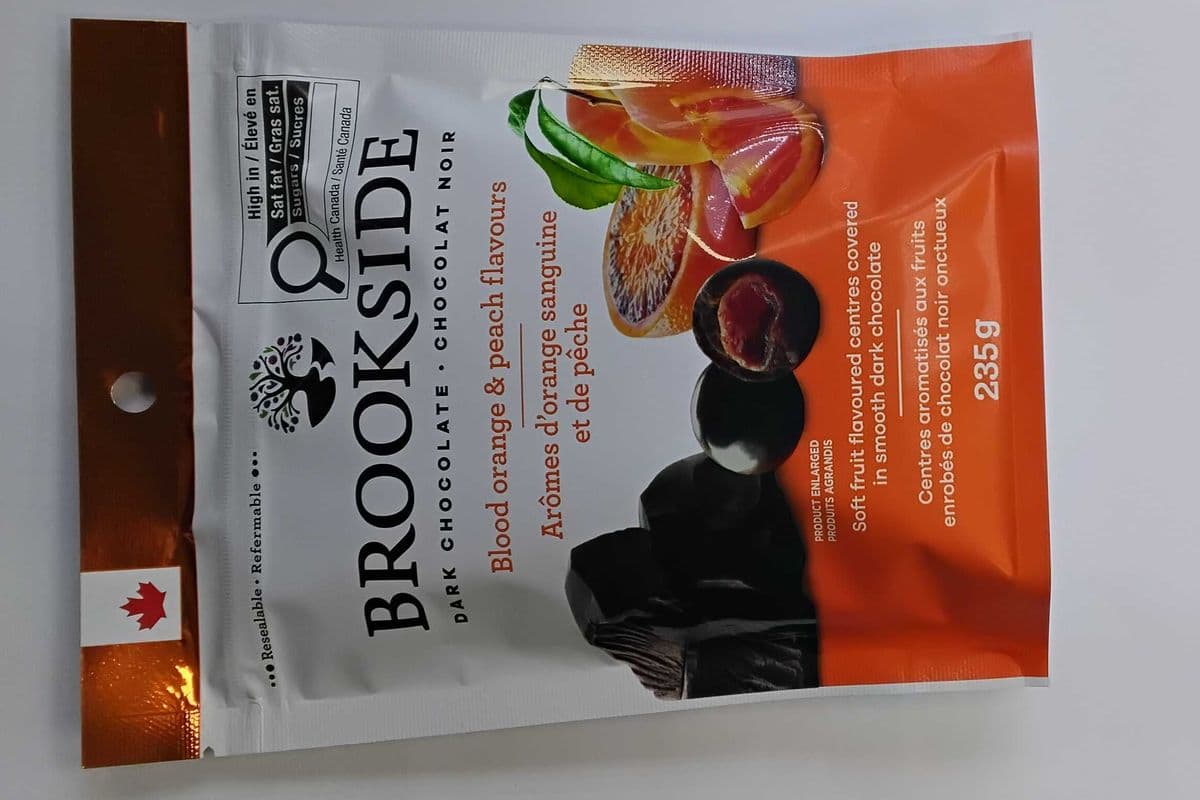 BROOKSIDE DARK CHOCOLATE PEACH (235g)