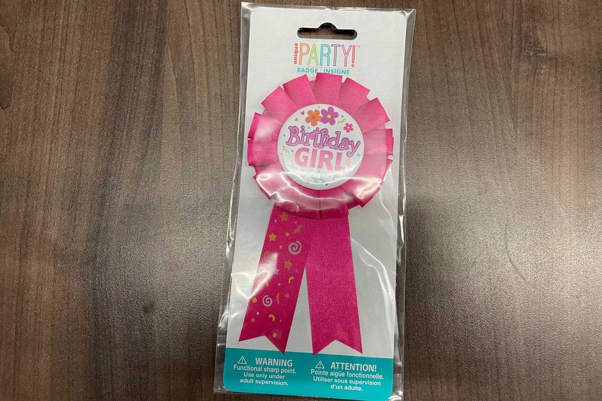 Bday Girl Award Ribbon