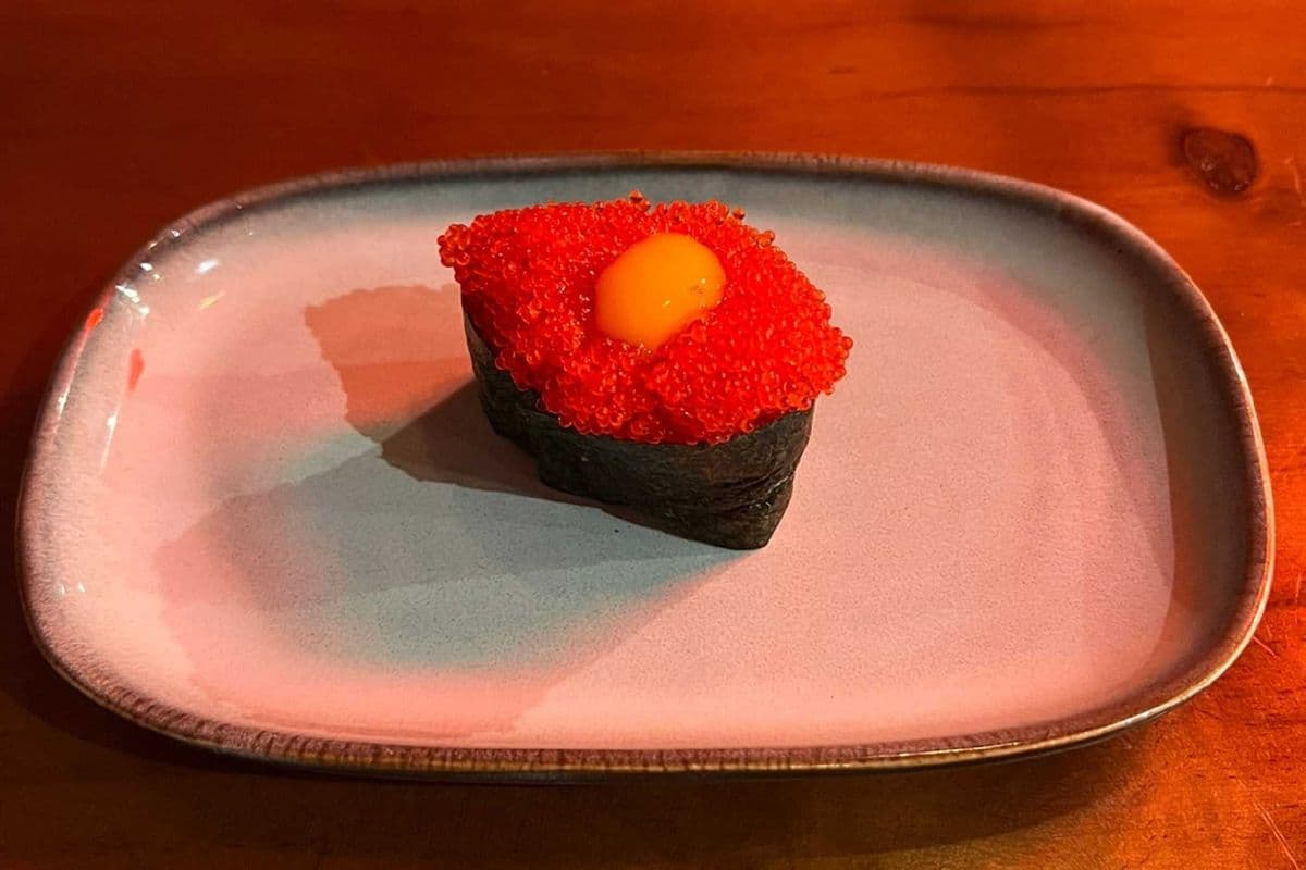 Tobiko and Quail Egg (1 Pc)