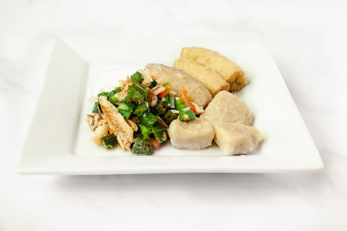 Okra and Saltfish