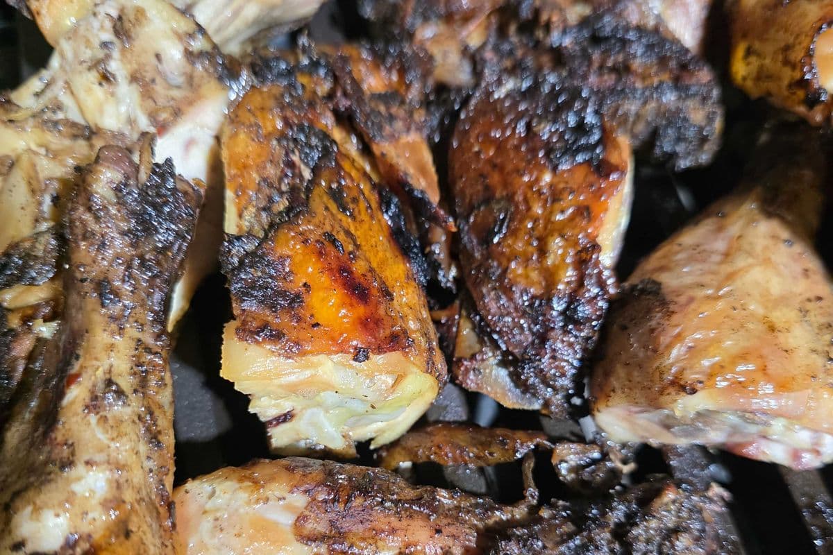 Jerk Chicken Meal - Rice & Peas & Coleslaw