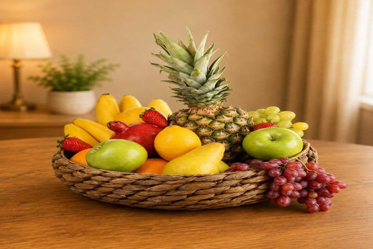 Island Sunrise Tropical Fruit Basket