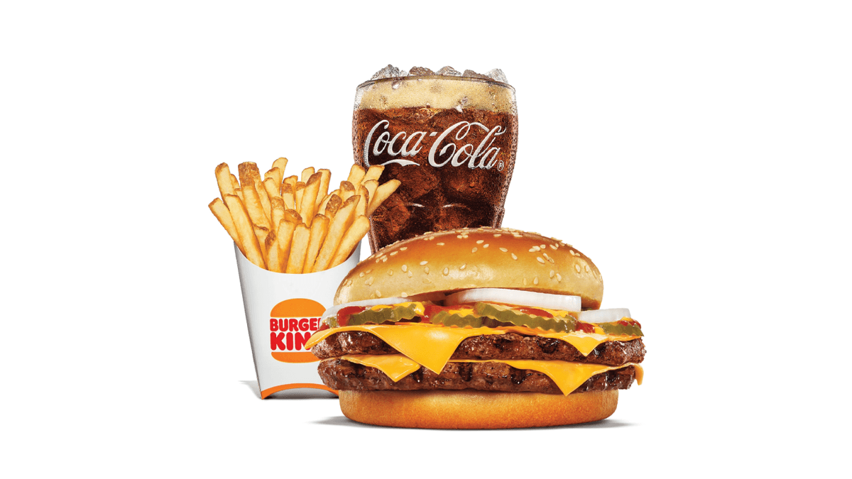 Double Quarter Pound King™ Medium Combo