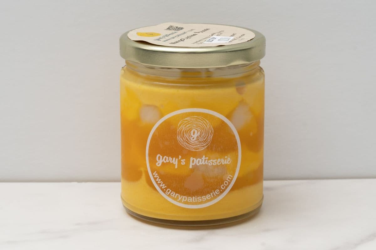 Mango Lychee Mousse Cake in the Jar
