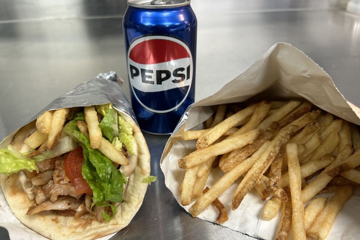 Chicken Gyro Wrap Combo
