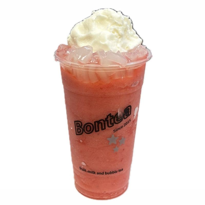 Strawberry  w/ Lychee & Ice Cream / 雪糕草莓捞椰冰沙